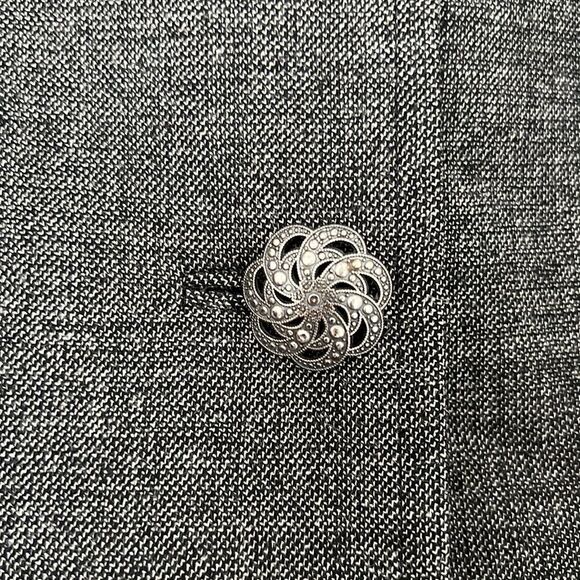 Dana Buchman gray blazer décor down Sz 10 - Picture 2 of 9